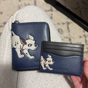 Limited edition 101 dalmations Coach wallet and card case